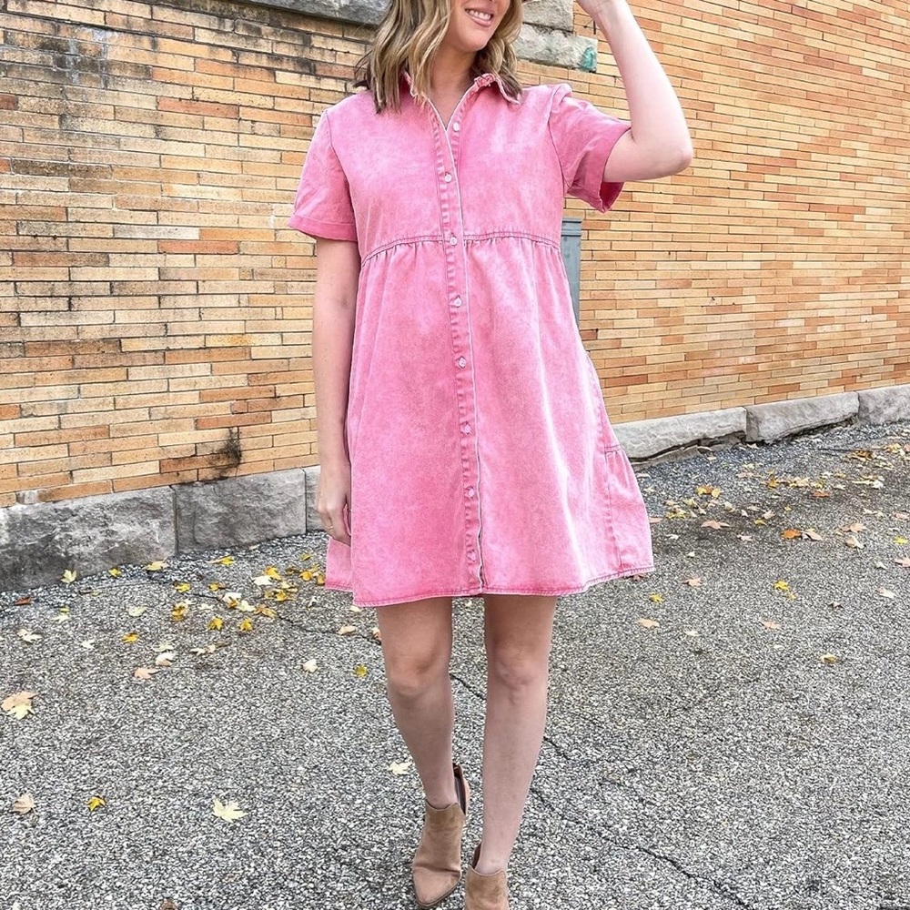 NWT Savanna Jane pink loose dress